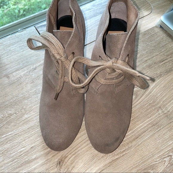 Dolce Vita Brown Wedge Booties - Picture 2 of 7